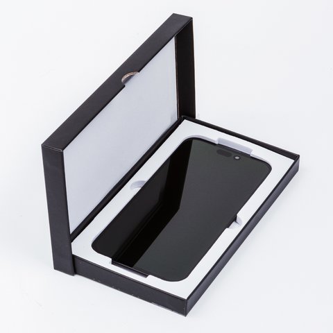 Дисплей для iPhone 14 Pro Max, чорний, з рамкою, High Copy, без мікросхеми, (OLED), GX OEM hard Прев'ю 2