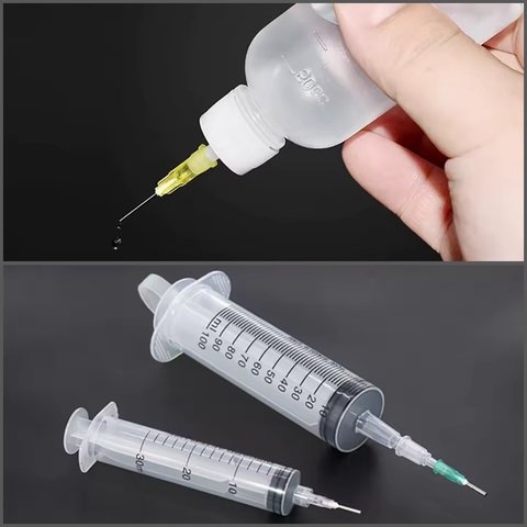 Голка-дозатор 18G, 1,2 мм, пряма, під гвинт, для шприців, 10 шт., 13 mm Прев'ю 2