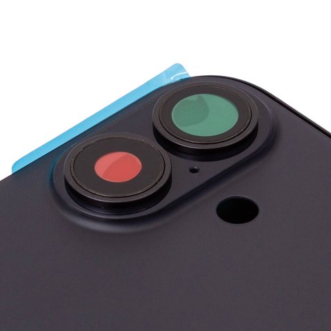 Корпус для iPhone 16 Plus, чорний, з тримачем SIM-карти, з боковими кнопками, Original (PRC), EU version Прев'ю 1