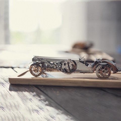 Металический механический 3D-пазл Time4Machine Glorious Cabrio Превью 12