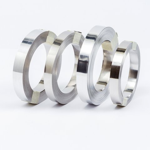 Cinta de níquel y aluminio para soldar baterías, 0.15 mm, 10 mm, 10 m, compuesta Vista previa  1