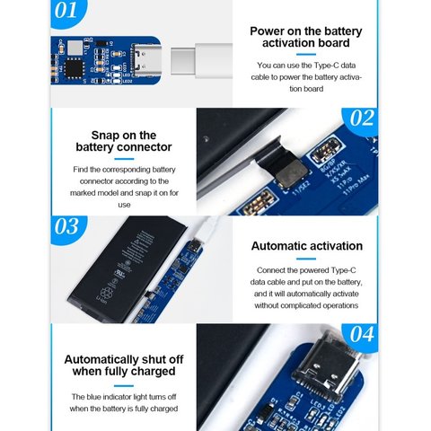Power Supply Test Cable with Battery Activation Charge Board Sunshine SS-903 SE compatible with Apple iPhone 11, iPhone 11 Pro, iPhone 11 Pro Max, iPhone 12, iPhone 12 mini, iPhone 12 Pro, iPhone 12 Pro Max, iPhone 13, iPhone 13 mini, iPhone 13 Pro, iPhone 13 Pro Max, iPhone 14, iPhone 14 Plus, iPhone 14 Pro, iPhone 14 Pro Max, iPhone 15, iPhone 15 Plus, iPhone 15 Pro, iPhone 15 Pro Max, iPhone 16, iPhone 16 Plus, iPhone 16 Pro, iPhone 16 Pro Max, iPhone 8, iPhone 8 Plus, iPhone SE, iPhone SE 2020, iPhone X, iPhone XR, iPhone XS, iPhone XS Max Preview 5
