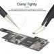 Pinzas para smd RELIFE ESD-15, curvada, antiestática, 120 mm, negro Vista previa  3
