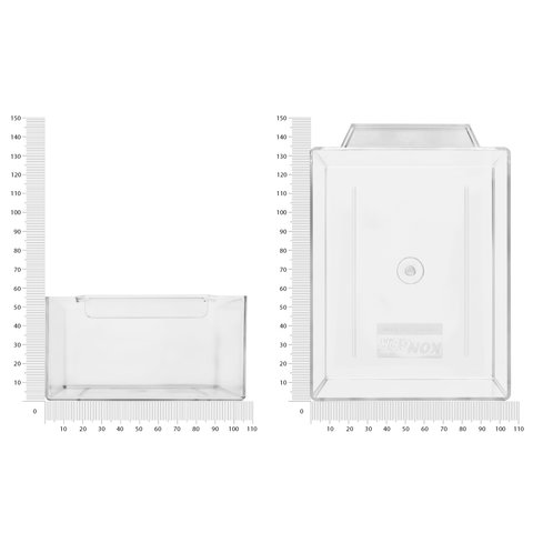 Кассетница з выдвижными ячейками KON-PX4, пластиковая, модульная, 4 secciones Превью 3