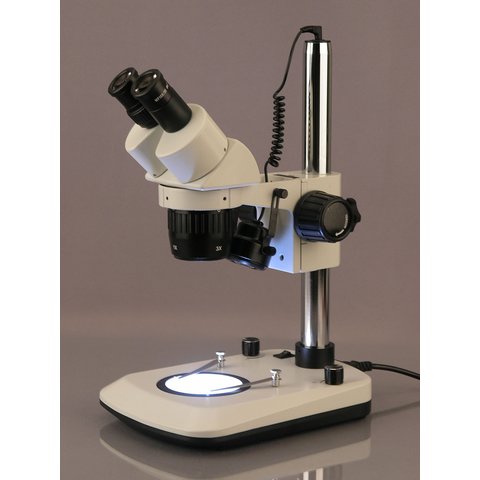 Бінокулярний стереомікроскоп AmScope SW-2B13-6WB-V331 зі світлодіодним підсвічуванням Прев'ю 2
