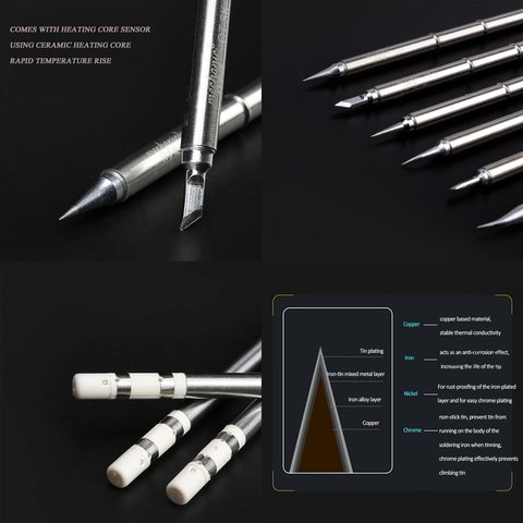 Паяльне жало Mechanic T12 OT-TI, голка Прев'ю 1