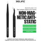 Пинцет монтажный RELIFE ESD-15, изогнутый, антистатический, 120 мм, черный Превью 1