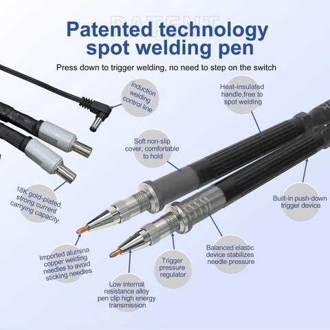 Тримач електродів для точкового зварювання 78B, з кабелем 50 мм², з регулюванням тиску Прев'ю 6