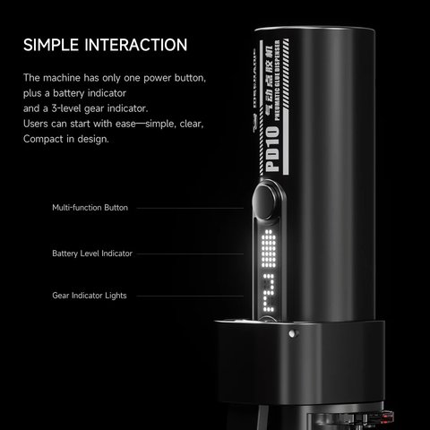 Пистолет универсальный Mechanic PD10, 30 мл, 10 мл, пневматический, автоматический Превью 4