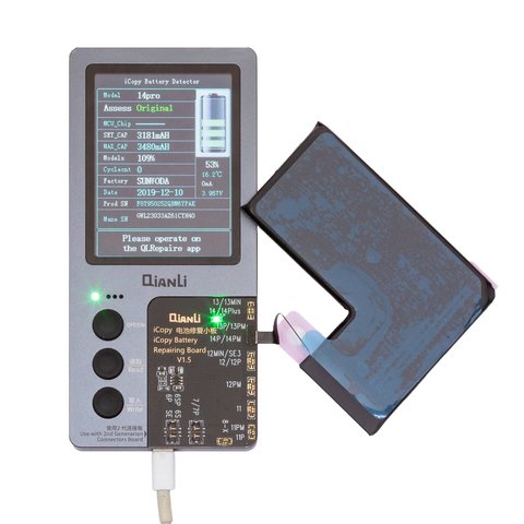 Аккумулятор для iPhone 14 Pro, Li-ion, 3,87 B, 3200 мАч, без ошибки, (A2866), genuine IC Превью 1