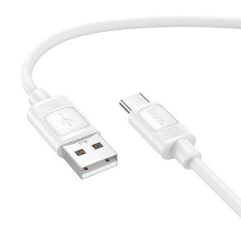USB кабель Hoco X122, USB тип-C, USB тип-A, 100 см, 3 A, белый, #6942007662239 Превью 1