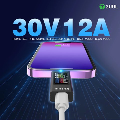USB-тестер 2UUL PW21, 2xUSB тип-C Превью 1