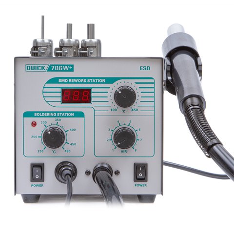 Термоповітряна паяльна станція QUICK 706W+ ESD Прев'ю 3