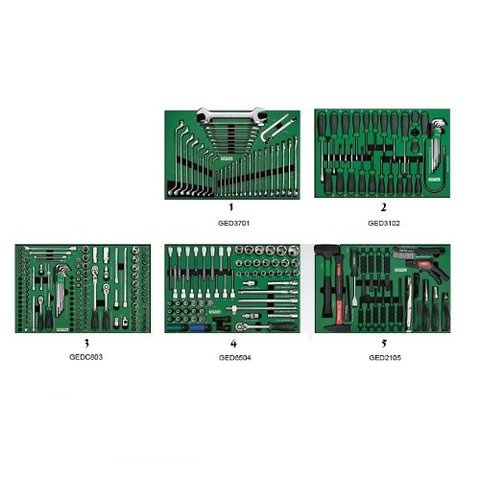 Візок з набором інструментів TOPTUL GE-28210 Прев'ю 1