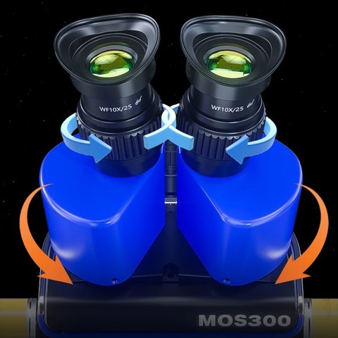 Мікроскоп Mechanic MOS300-B11, тринокулярний, 6X-45X Прев'ю 2