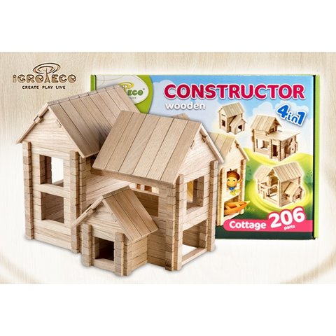 IGROTECO Cottage 4 in 1 Building Set old Preview 7